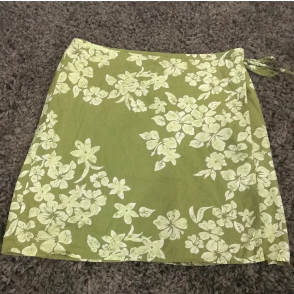 Floral American Eagle Wrap Skirt